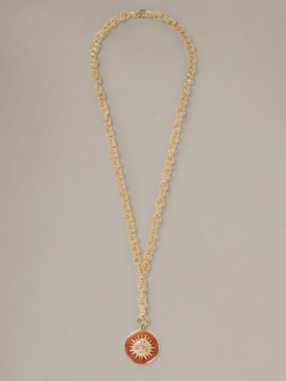 J McLaughlin Charm Pendant Necklace - Gold NEW